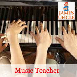 Music teacher Mrs. Debarati Chatterjee in Konnagar